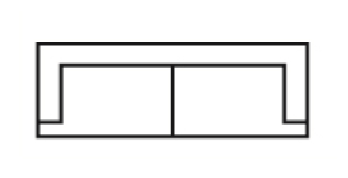 Čalouněná trojmístná pohovka Medarda Š 208 cm x V 82 cm x H 92 cm Čalouněná trojmístná pohovka Medarda Š 208 cm x V 82 cm x H 92 cm