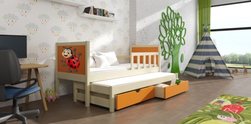 Dětská postel s přistýlkou Evita 37