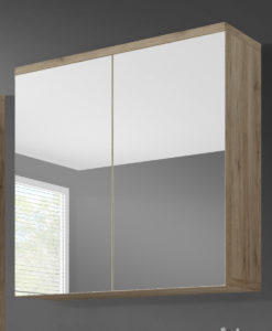 Horní koupelnová skříňka Demario - dub san remo