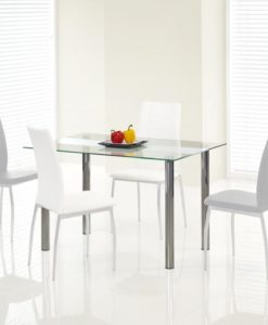 Skleněný jídelní stůl Makis