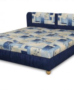 Čalouněná postel Bára - modrá