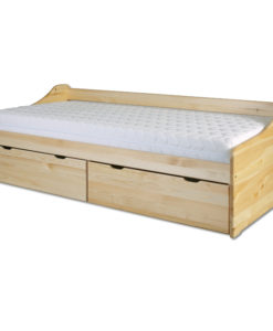 Jednolůžko Estefania se zábranou a šuplíky