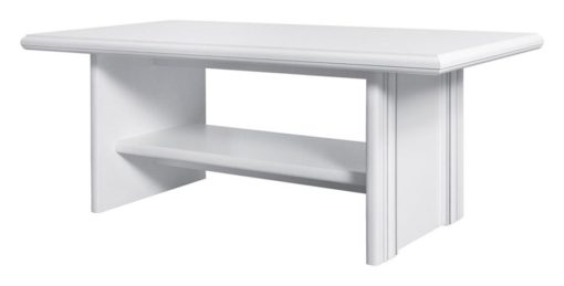 Konferenční stolek Lettore - bílý