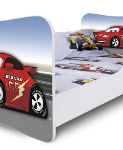 Dětská postel červené Auto 2