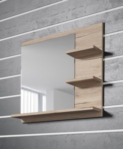 Koupelnové zrcadlo s policemi Kirsty