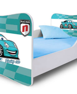 Dětská postel modré Auto 2
