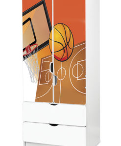Dětská šatní skříň Basketbal