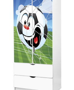 Dětská šatní skříň Fotbalový míč