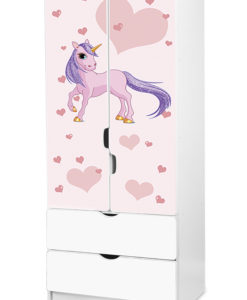 Dětská šatní skříň Koník 1