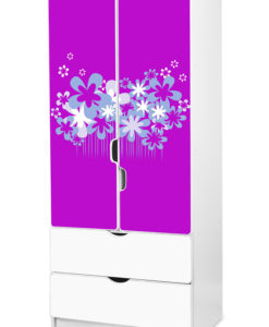 Dětská šatní skříň Kopretina 2