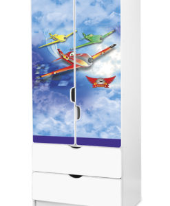 Dětská šatní skříň Letadla