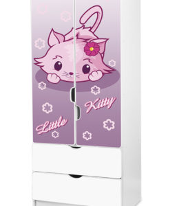 Dětská šatní skříň Little Kitty