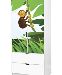 Dětská šatní skříň Madagaskar