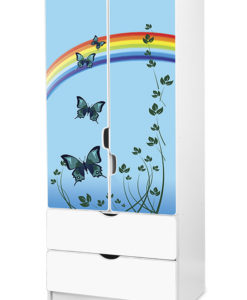 Dětská šatní skříň Rainbow