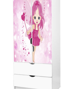 Dětská šatní skříň Růžička