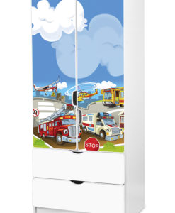 Dětská šatní skříň Záchranáři