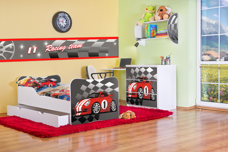 Dětský pokoj pro kluka Racing car Dětský pokoj pro kluka Racing car