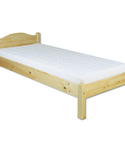 Jednolůžková postel Erlinda z masivu borovice