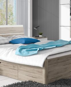 Manželská postel Dione 1 - dub san remo