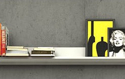 Nástěnná police Nefira 1