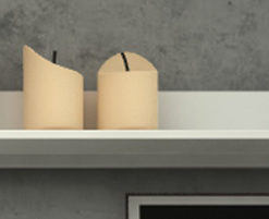 Nástěnná police Nefira 2