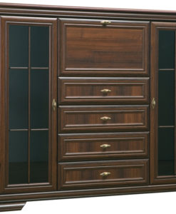 Rustikální prosklená komoda Gladys 6