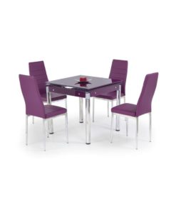 Skleněný stůl Nestor 2 - fialový