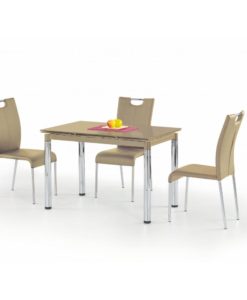 Skleněný stůl Saverio 1 - béžový