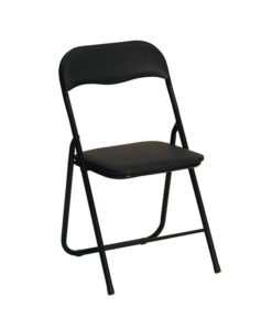 Skládací židle Ivria - černá