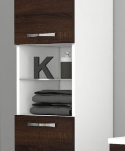 Vysoká závěsná koupelnová skříňka Lorieta bsc 1