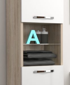Vysoká závěsná koupelnová skříňka Lorieta sbl 1