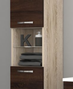 Vysoká závěsná koupelnová skříňka Lorieta ssc 1