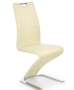 Čalouněná jídelní židle Mikaila 4 - vanilka
