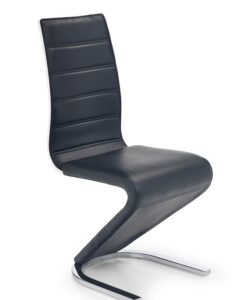 Čalouněná jídelní židle Naomi - černá