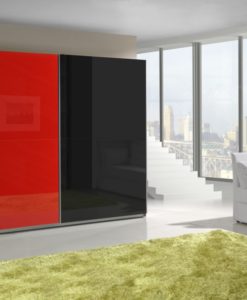 Šatní skříň Darvin 14 s policovými bočnicemi