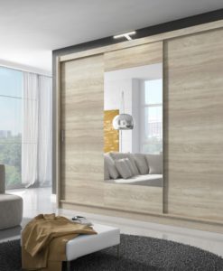 Šatní skříň s LED osvětlením Medeila 25