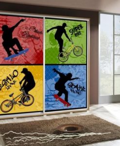 Šatní skříň s grafikou Penelopa 40