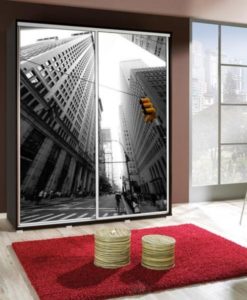 Šatní skříň s motivem města Penelopa 3