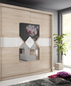 Šatní skříň s posuvnými dveřmi Medeila 16