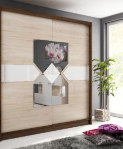 Šatní skříň s posuvnými dveřmi Medeila 17