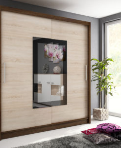 Šatní skříň s posuvnými dveřmi Medeila 3