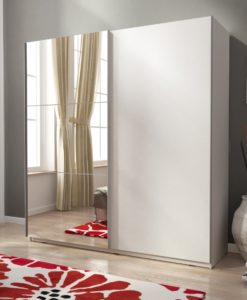 Šatní skříň se zrcadlem Desider 2