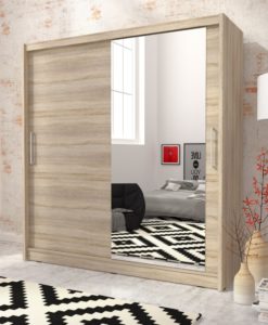 Šatní skříň se zrcadlem Hortensie 2