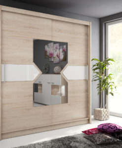 Šatní skříň se zrcadly Medeila 18