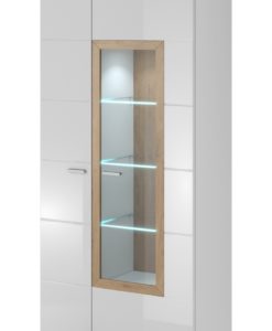 Částečně prosklená skříň Delaro